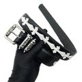 Chrome heart White crosses