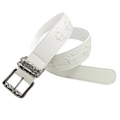 Chrome heart All White crosses