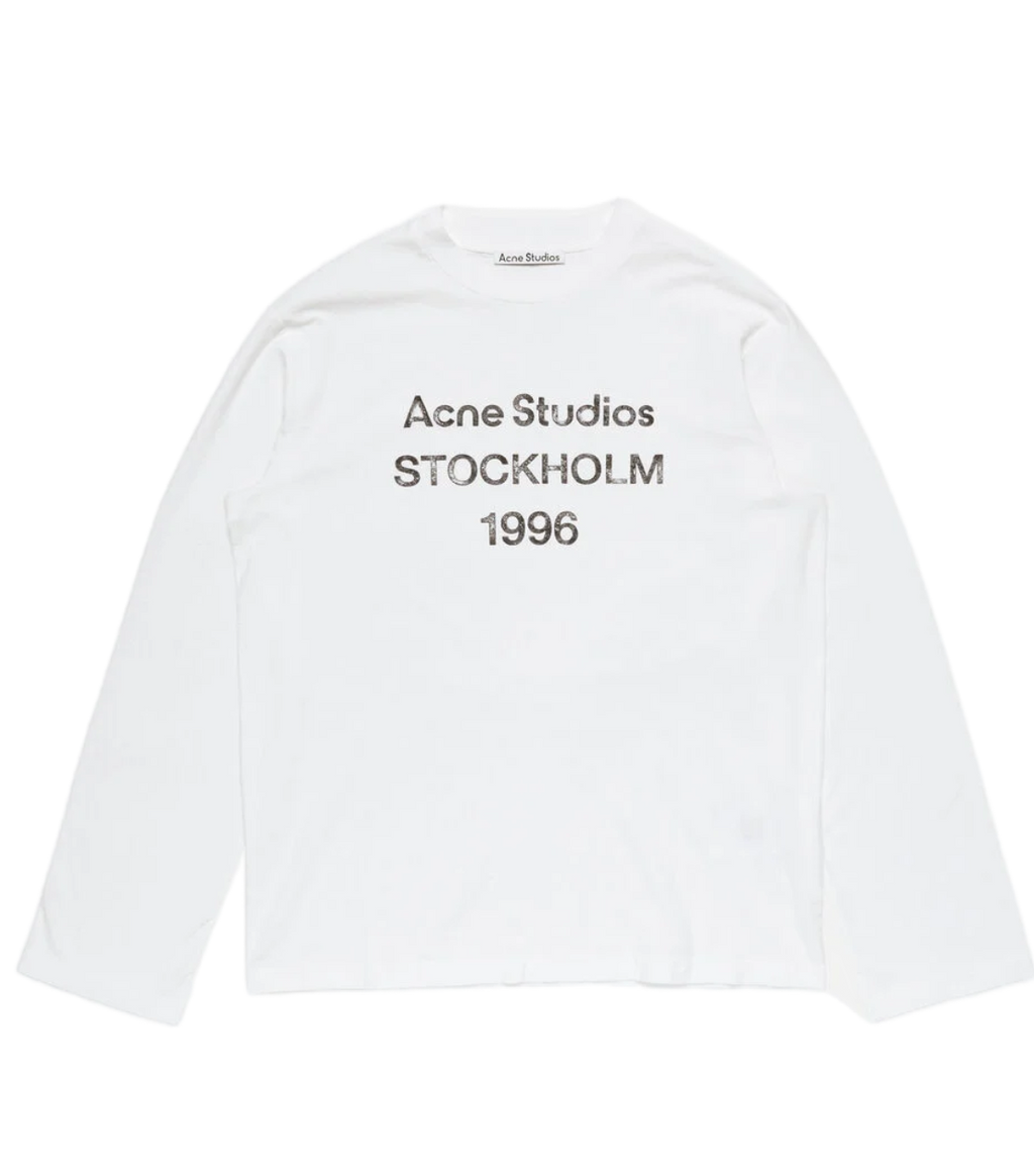 acne studio long sleeve - White