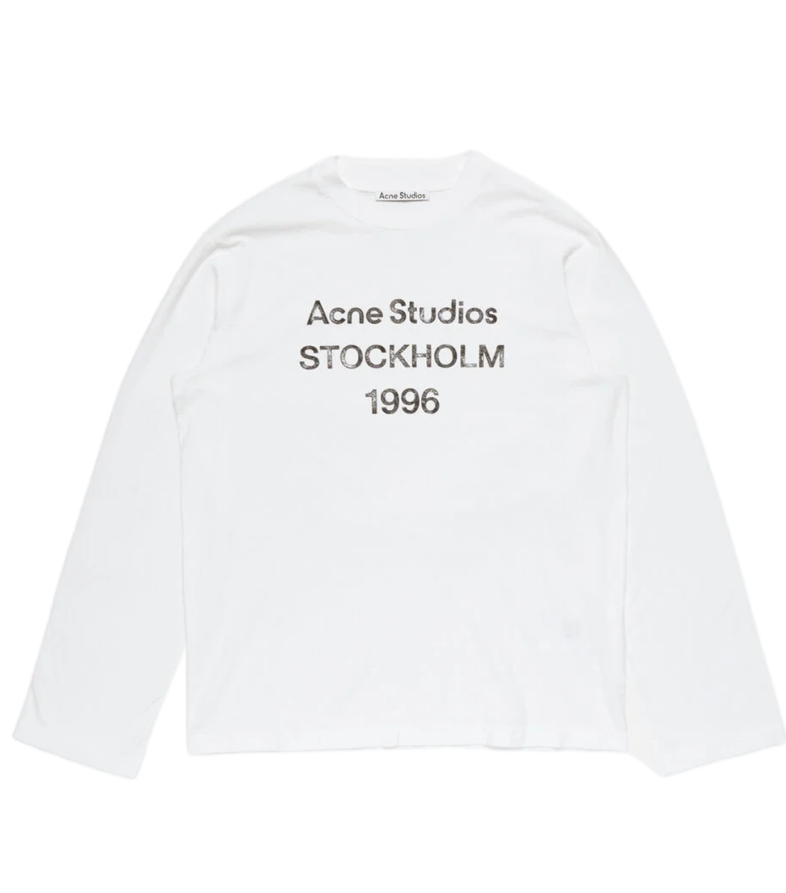 acne studio long sleeve - White