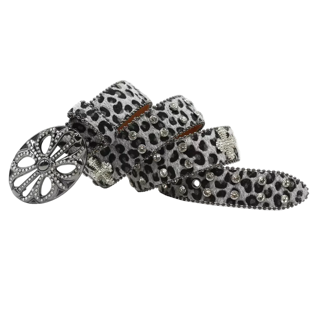 Chrome hearts Rhinestones cross (Silver)