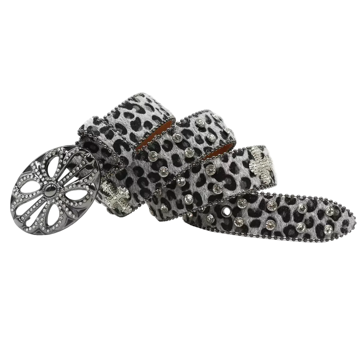 Chrome hearts Rhinestones cross (Silver)