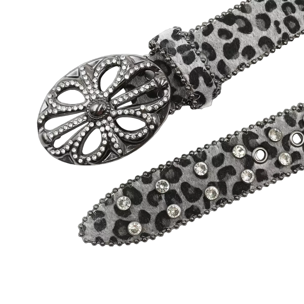 Chrome hearts Rhinestones cross (Silver)