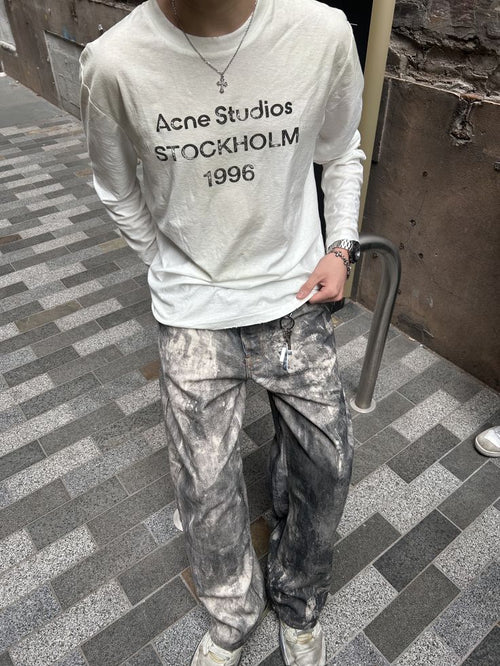acne studio long sleeve - White